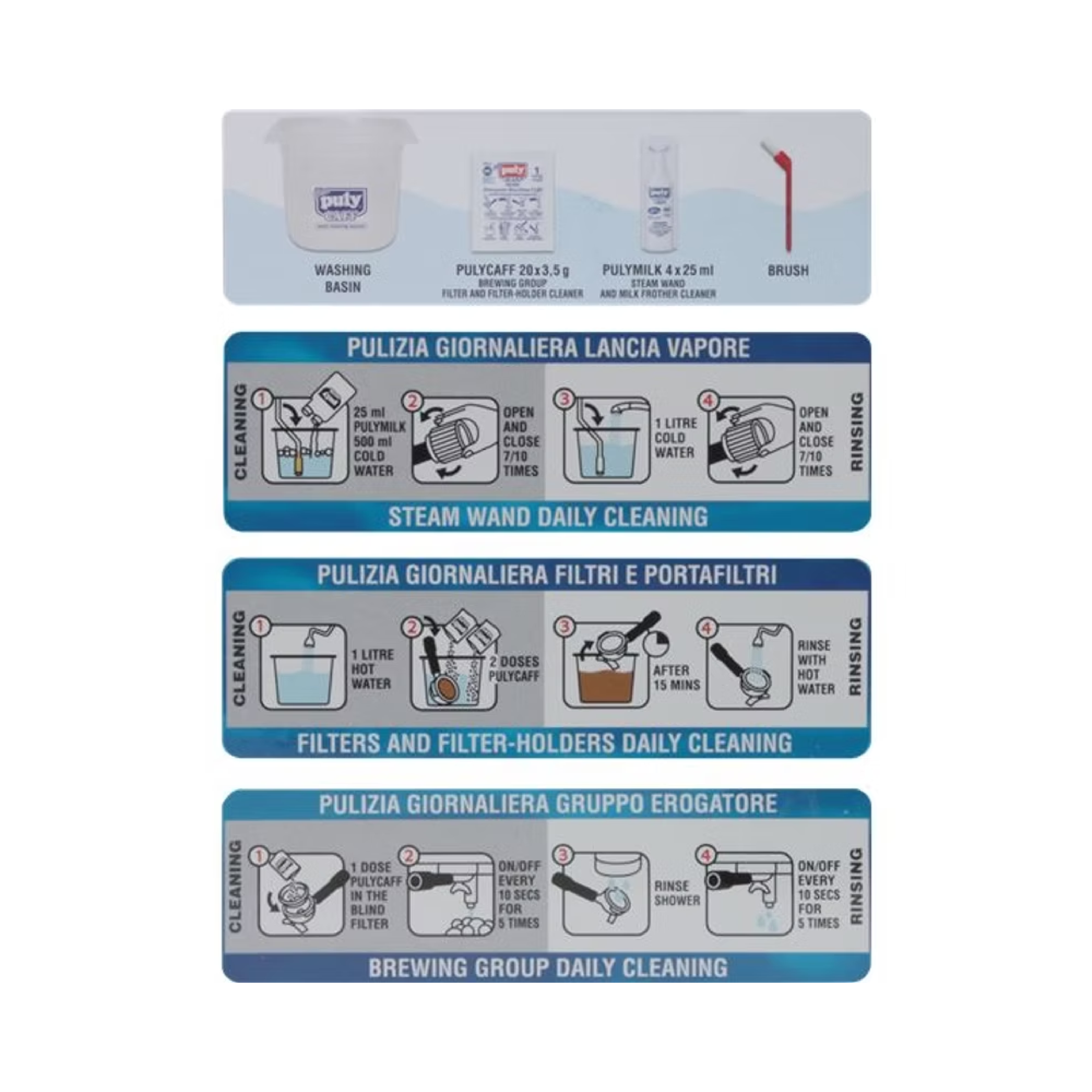Puly Caff Complete Soak Cleaning Kit