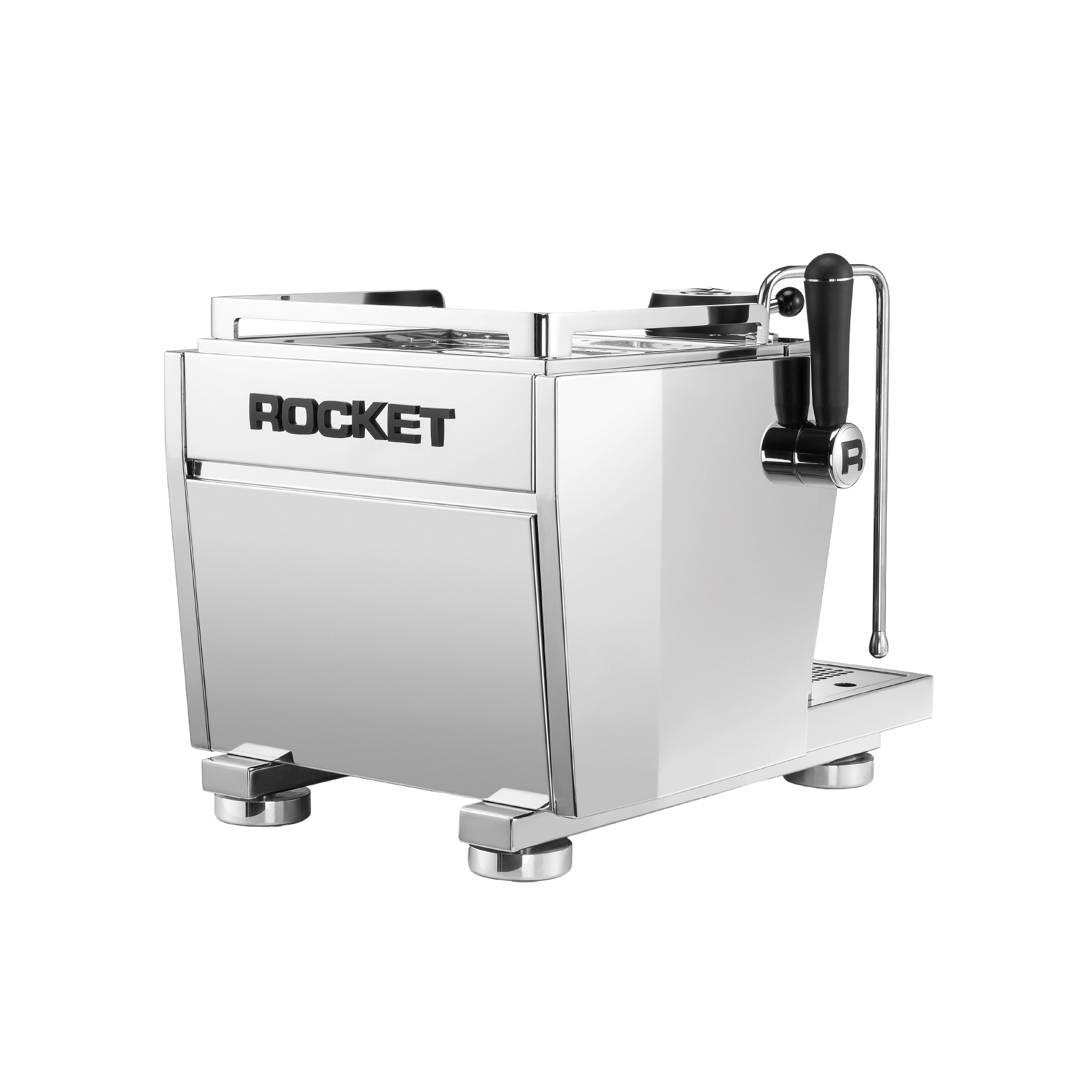 Rocket Espresso R9 ONE Espresso Machine. Back view of the machine.