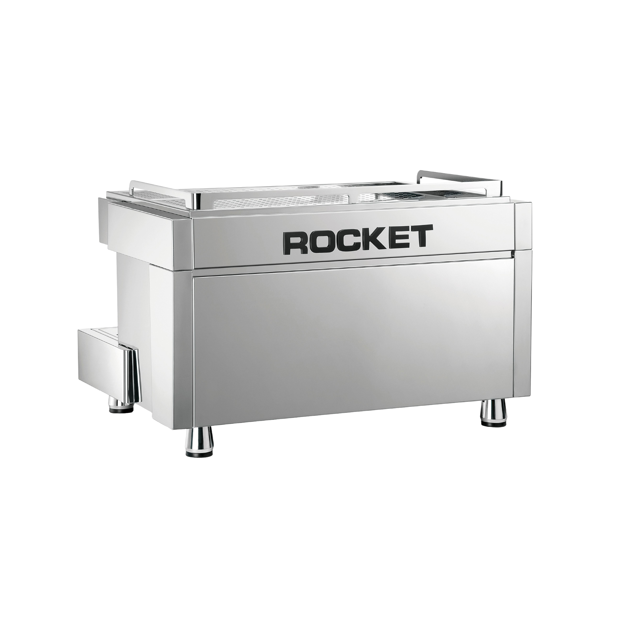 Rocket Espresso REA Automatic Commercial Espresso Machine. Back view of the machine.