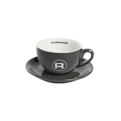 Rocket Espresso - Cappuccino Cup And Saucer (Set of 6) - Grey